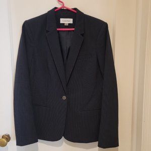 Calvin Klein Black Pinstripe Blazer